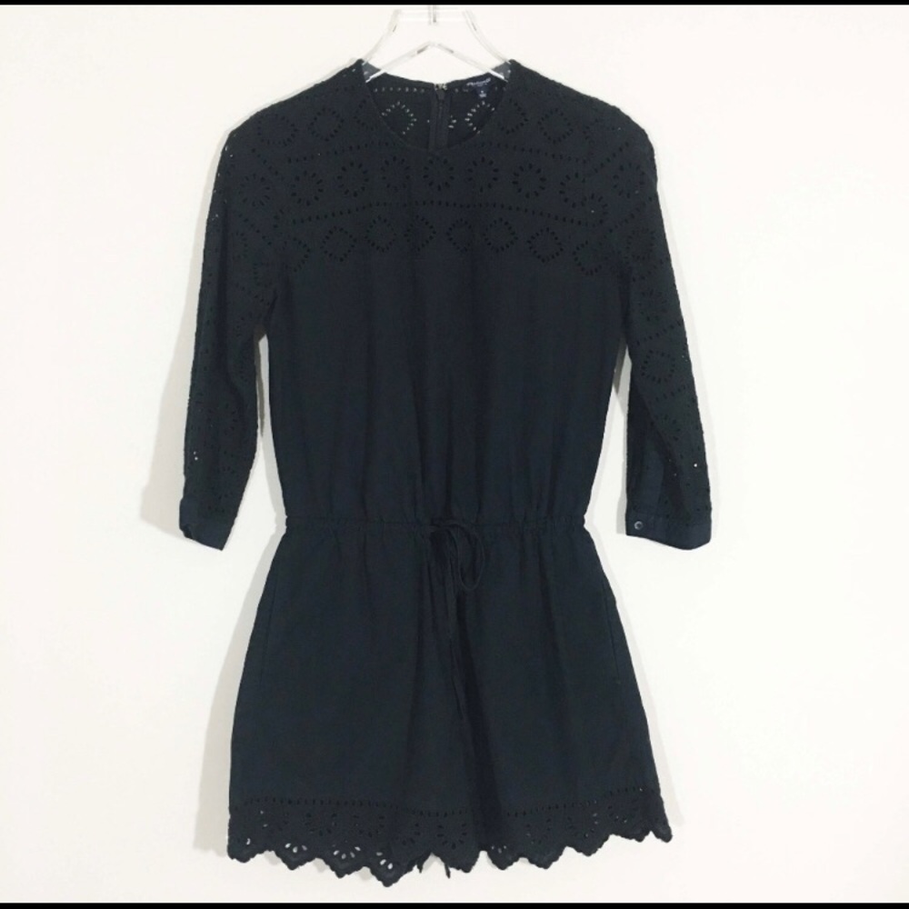 Madewell eyelet bistro romper C5783.